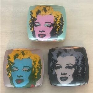 Andy Warhol Marilyn Monroe Decorative Plates